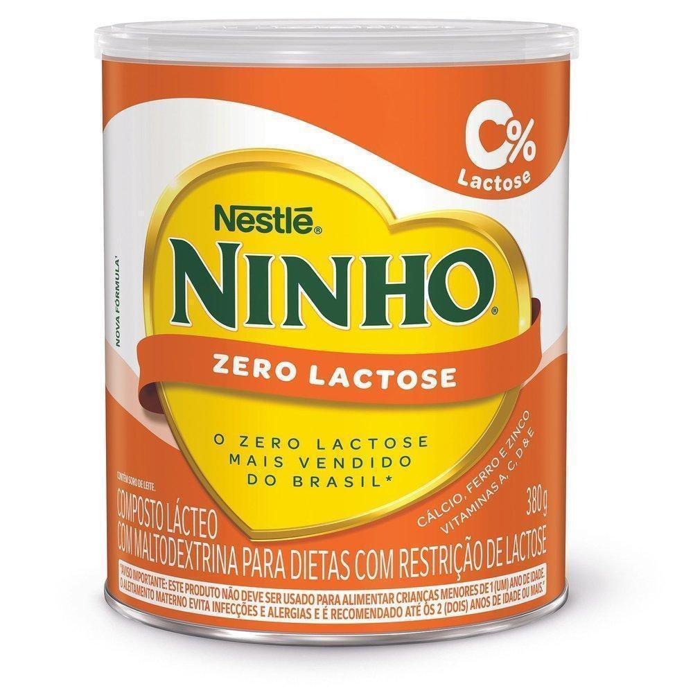 Composto lacteo Ninho Forti+ zero Lactose 380g — Ninho | Drogaria Taveira