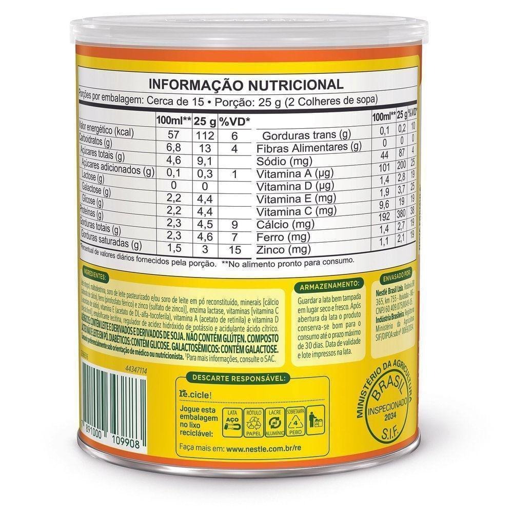 Composto lacteo Ninho Forti+ zero Lactose 380g — imagem 3 | Drogaria Taveira