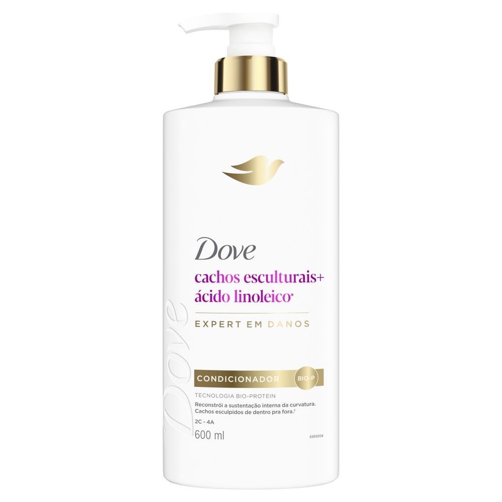 Condicionador Dove Cachos Esculturais + Ácido Linoleico 600ml — imagem 2 | Drogaria Taveira