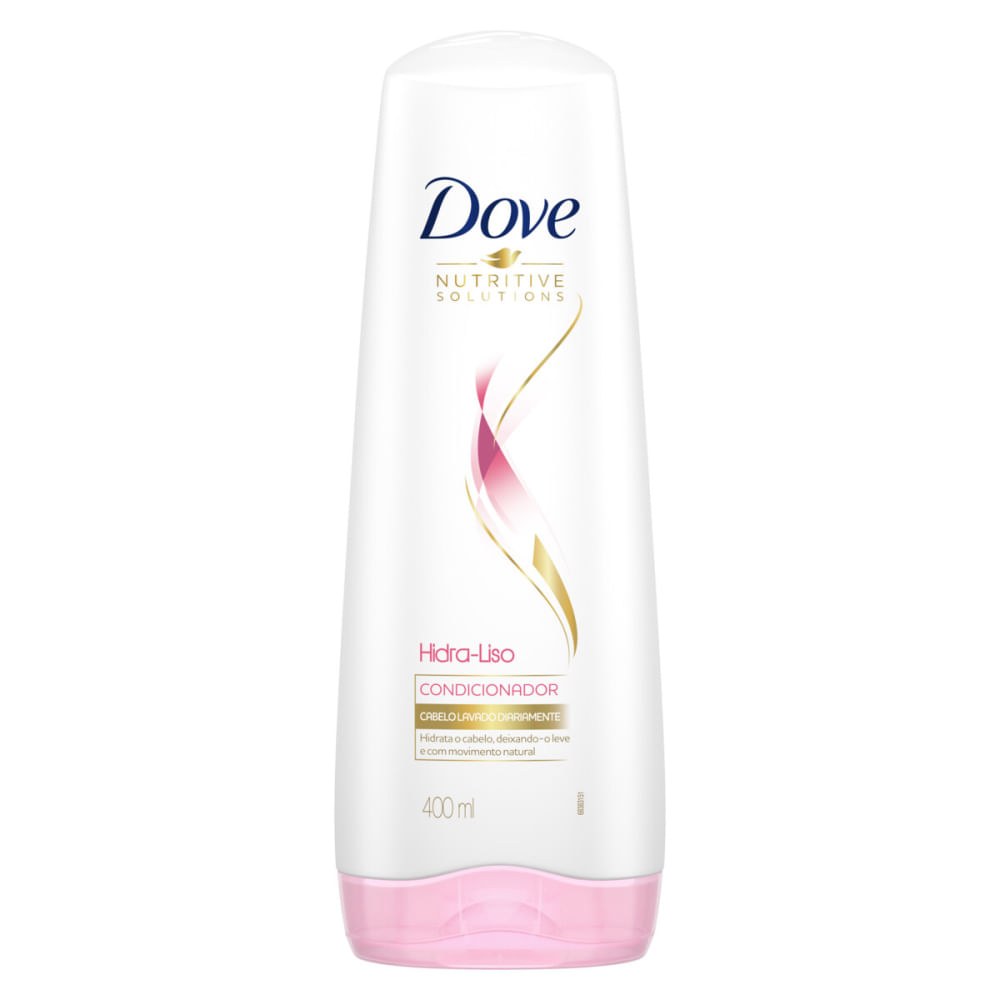 Condicionador Dove Hidra-Liso Hialurônico 400ml — imagem 3 | Drogaria Taveira