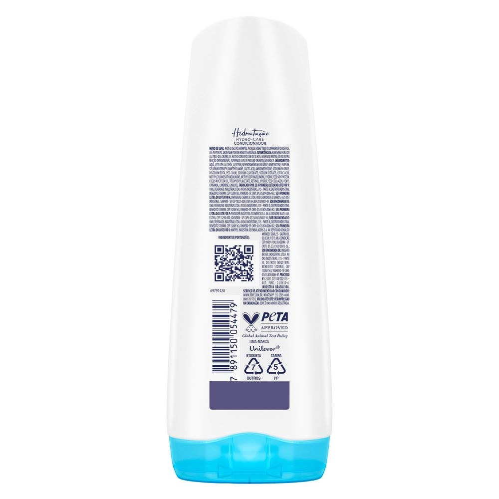 Condicionador Dove Hidratação + Vitamina A & E 200ml — imagem 3 | Drogaria Taveira
