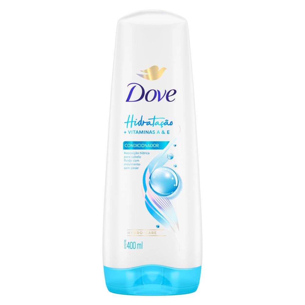 Condicionador Dove Hidratação + Vitamina A & E 400ml — imagem 2 | Drogaria Taveira