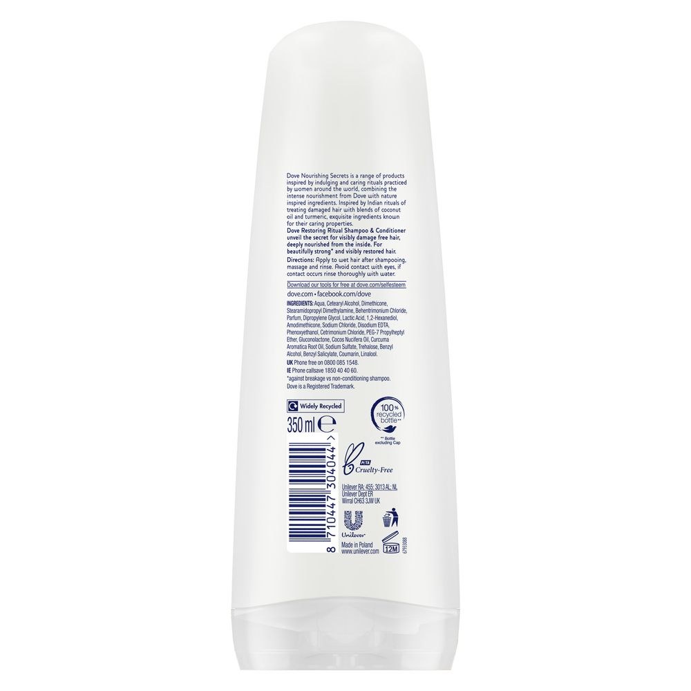 Condicionador Dove Nutritive Secrets Ritual de Reparação 400ml — imagem 3 | Drogaria Taveira