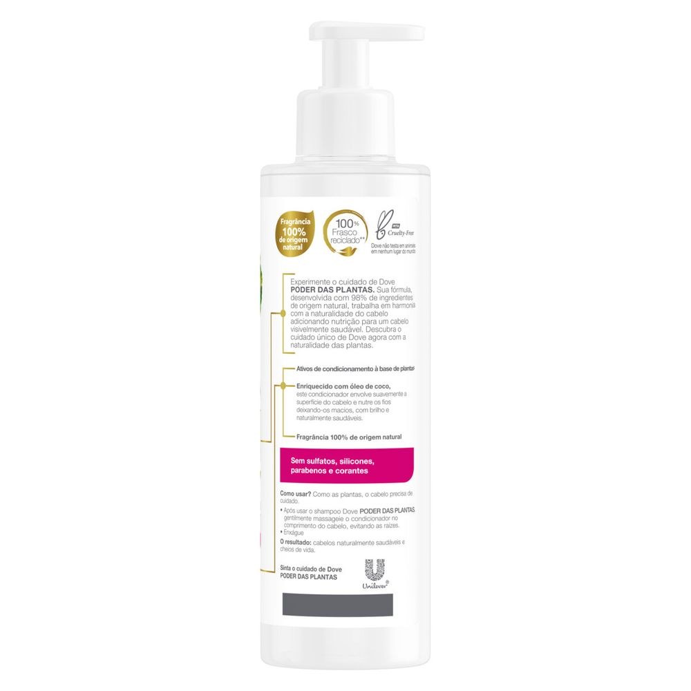Condicionador Dove Poder Das Plantas Nutrição+gerânio 300ml — imagem 3 | Drogaria Taveira