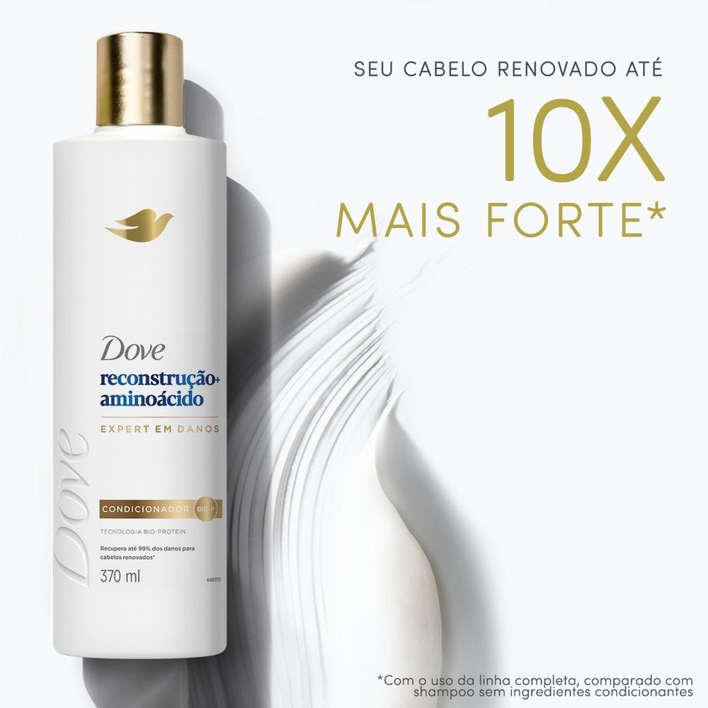 Condicionador Dove Reconstrução + Aminoácido 370ml — imagem 4 | Drogaria Taveira
