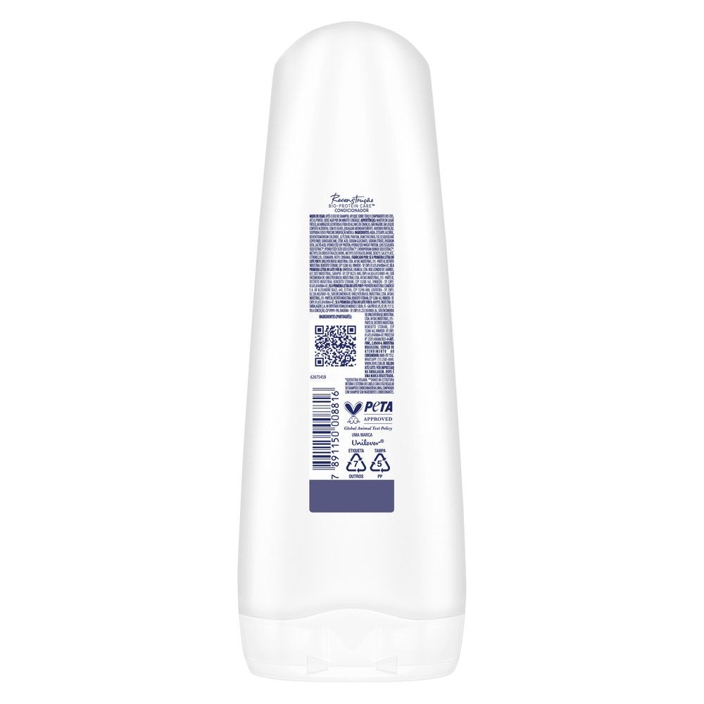 Condicionador Dove Reconstrução + Queratina 200ml — imagem 4 | Drogaria Taveira