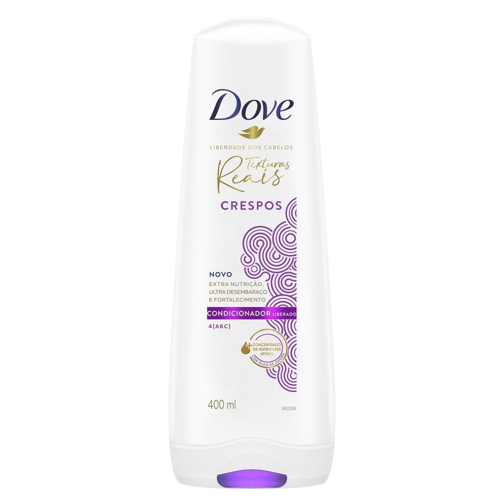 Condicionador Dove Texturas Reais Crespos 400ml — imagem 2 | Drogaria Taveira