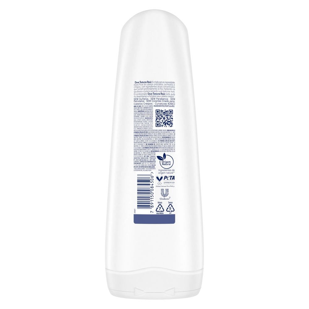Condicionador Dove Texturas Reais Crespos 400ml — imagem 3 | Drogaria Taveira