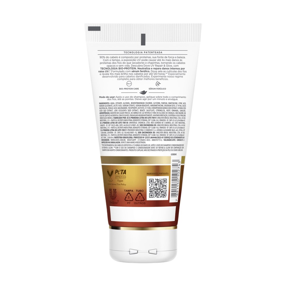 Condicionador Dove Uv Repair Glow + Ferúlico 150ml — imagem 2 | Drogaria Taveira