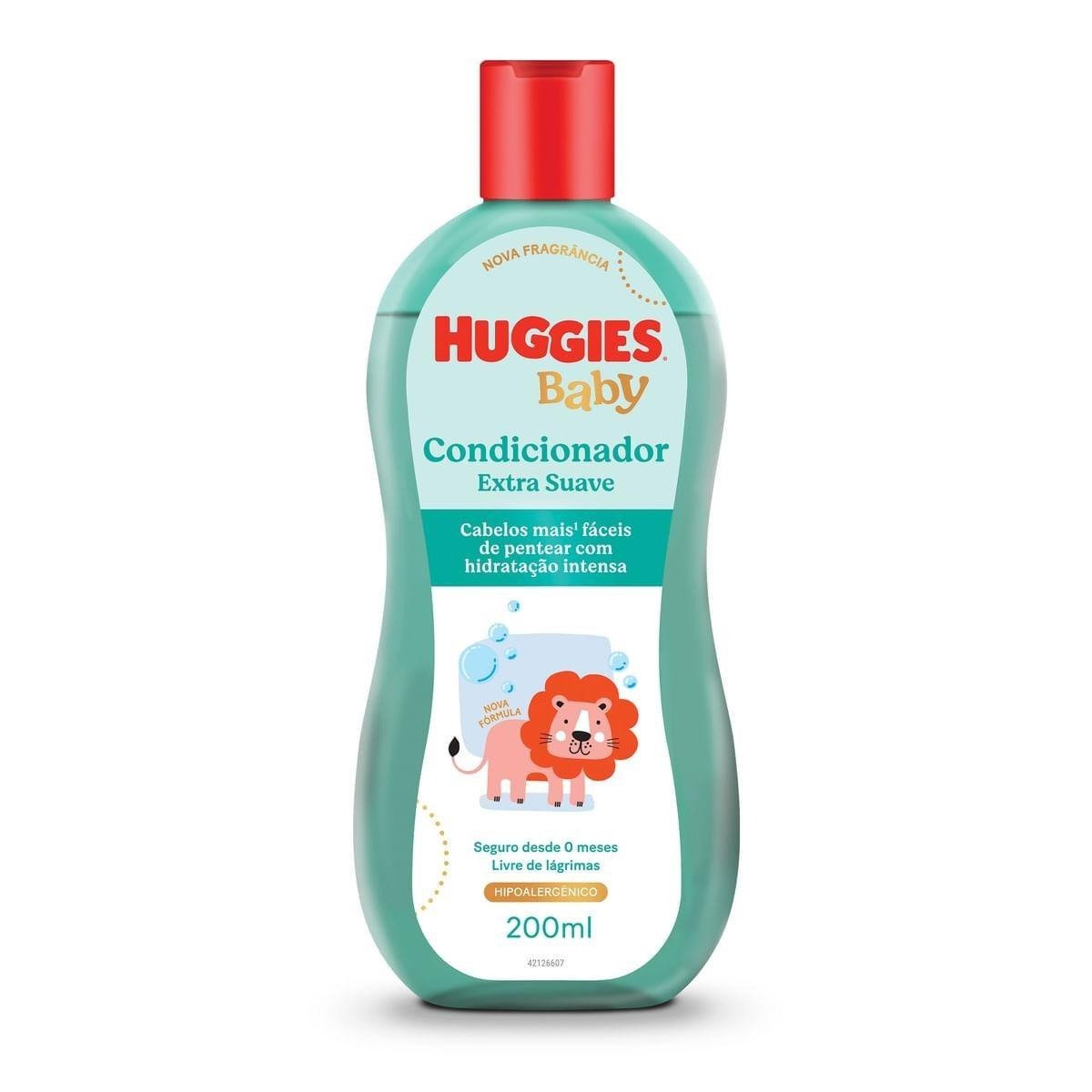 Condicionador Huggies Extra Suave para Bebê Hipoalergênico 200ml — Turma Da Mônica | Drogaria Taveira