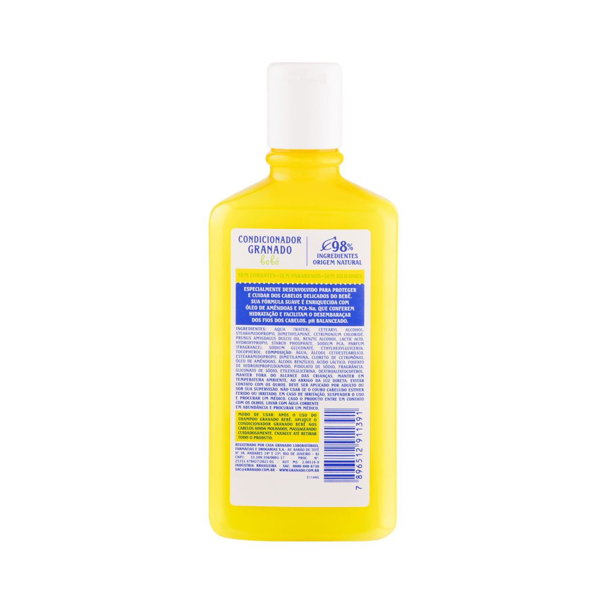 Condicionador Infantil Granado Bebê Tradicional 250ml — imagem 4 | Drogaria Taveira