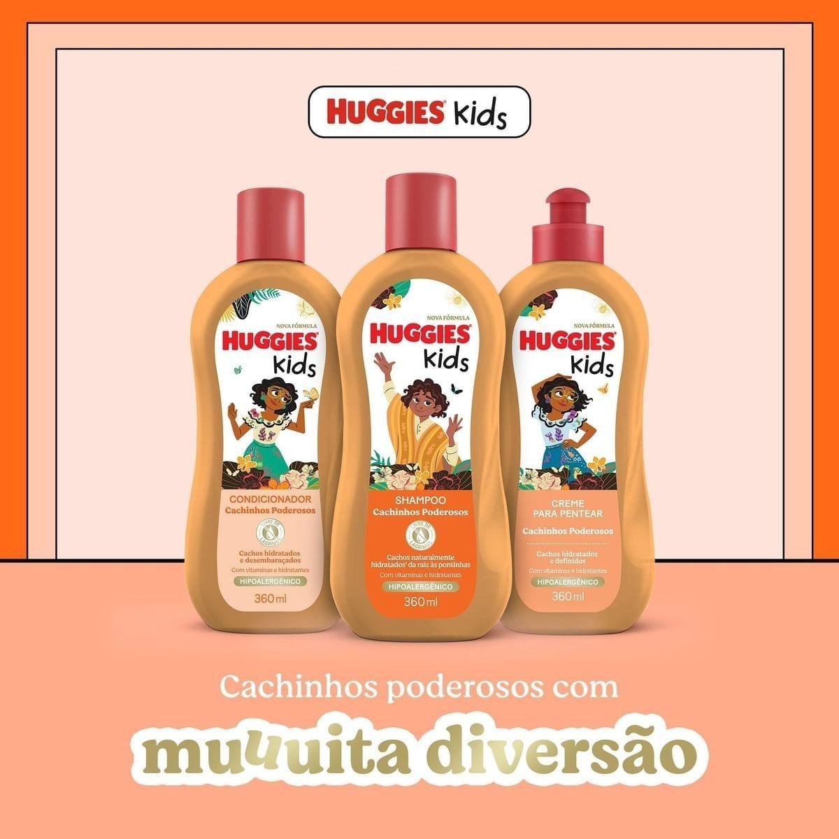 Condicionador Infantil Huggies Kids Cachinhos Poderosos 360ml — imagem 3 | Drogaria Taveira