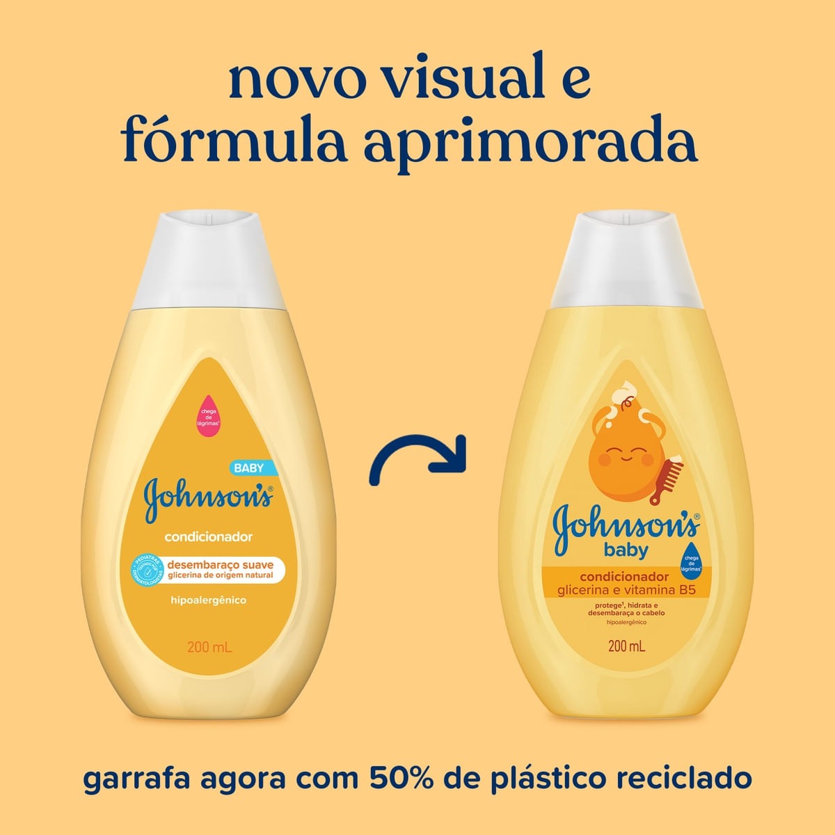 Condicionador Infantil Johnson's Baby Regular 200ml — imagem 4 | Drogaria Taveira