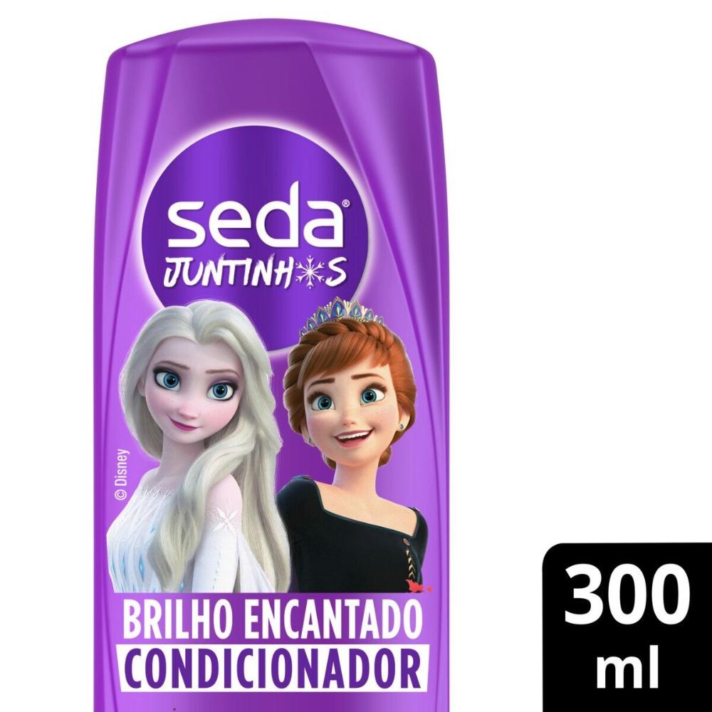 Condicionador Infantil Seda Juntinhos Frozen Brilho Encantado 300ml — Seda | Drogaria Taveira