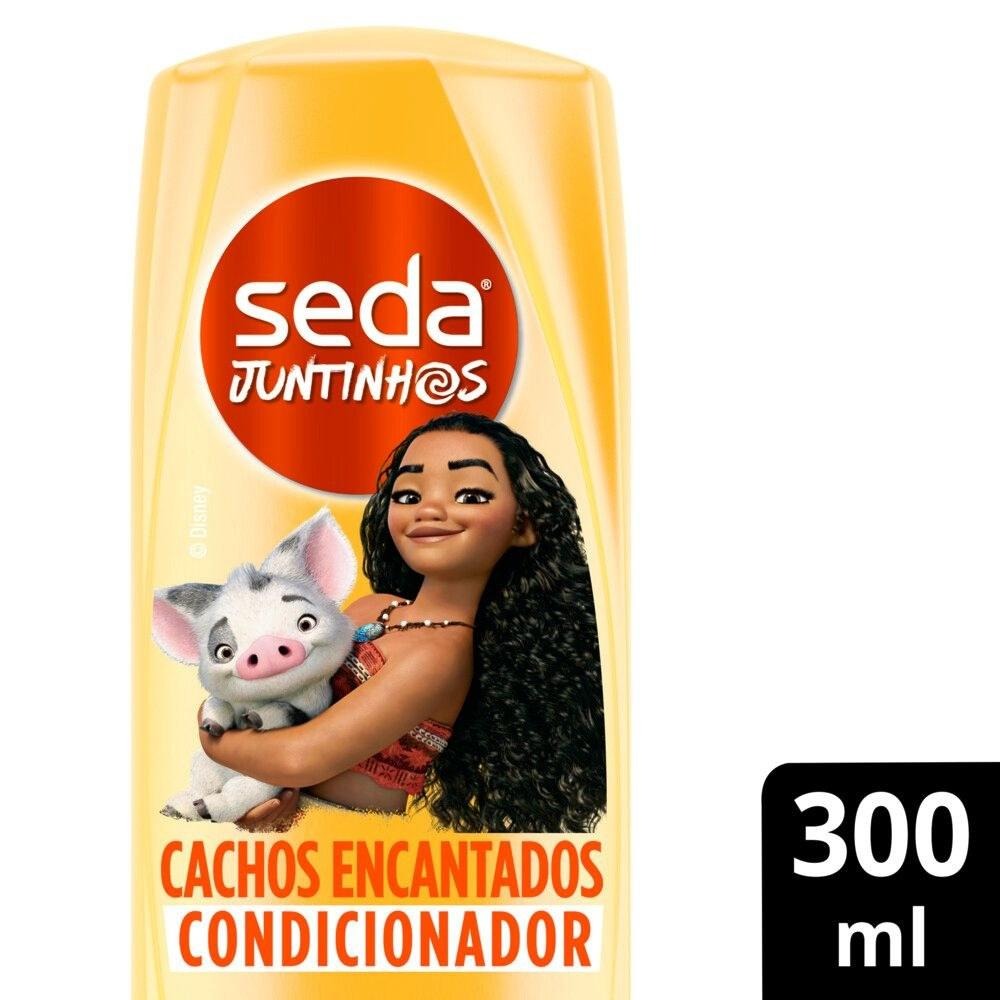 Condicionador Infantil Seda Juntinhos Moana Cachos Encantados +3 anos 300ml — Seda | Drogaria Taveira