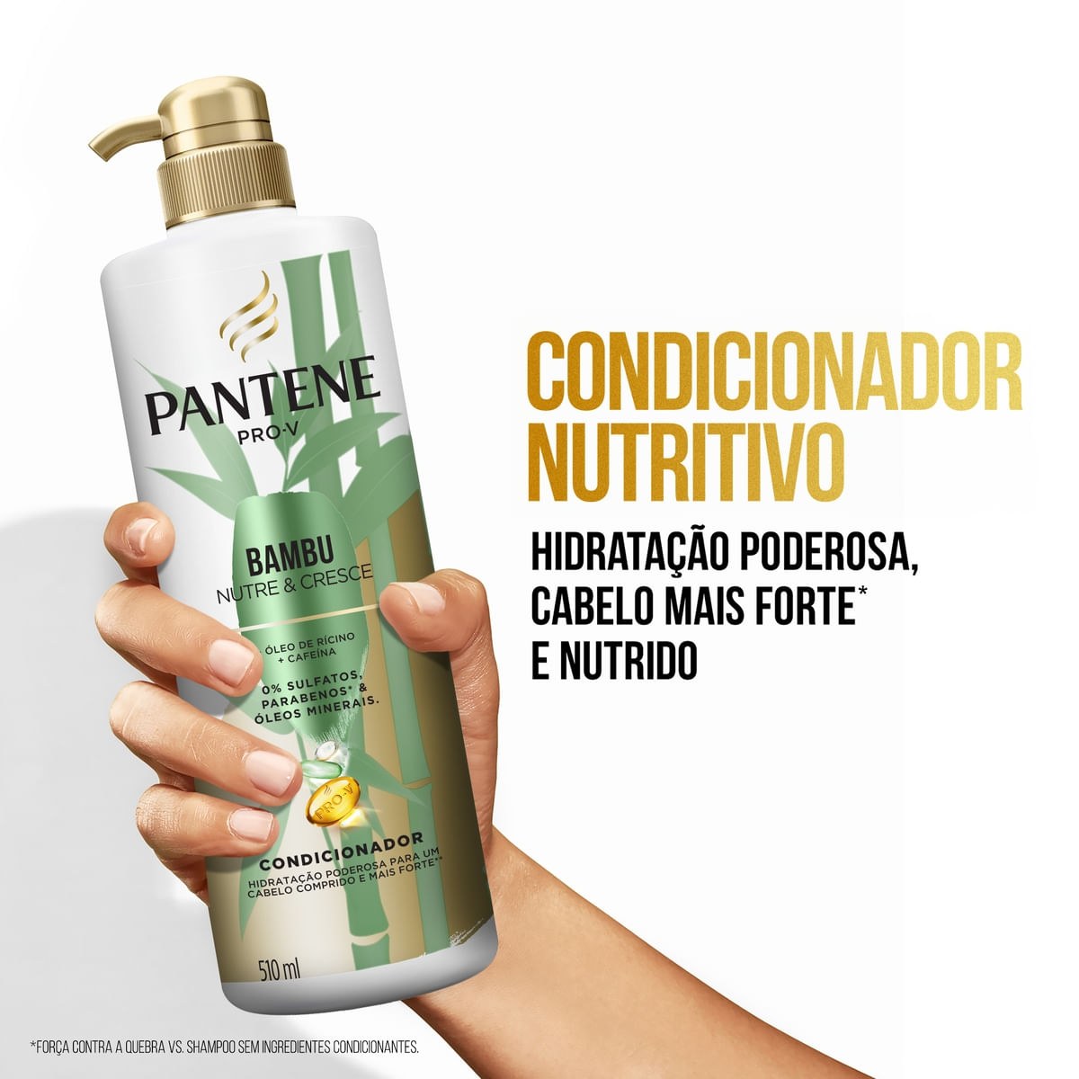 Condicionador Pantene Bambu Nutre Cresce 510ml — imagem 2 | Drogaria Taveira