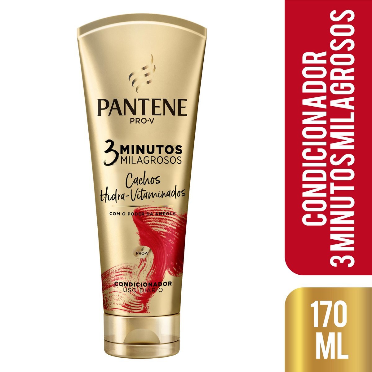 Condicionador Pantene Pro-V 3 Minutos Milagrosos Cachos Hidra-Vitaminados 170ml — imagem 2 | Drogaria Taveira