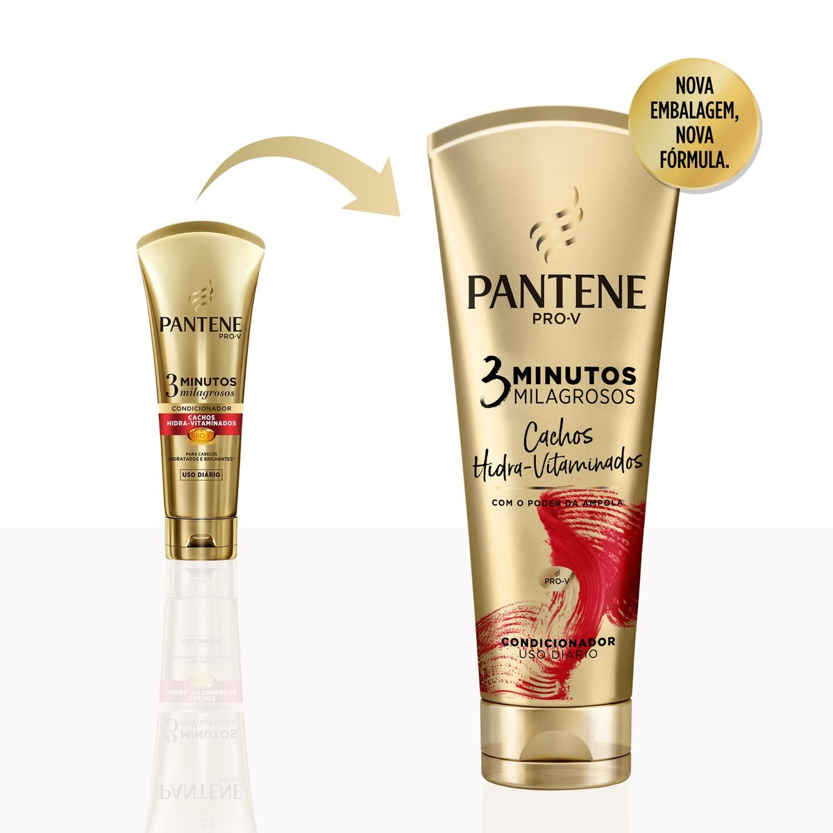 Condicionador Pantene Pro-V 3 Minutos Milagrosos Cachos Hidra-Vitaminados 170ml — imagem 4 | Drogaria Taveira
