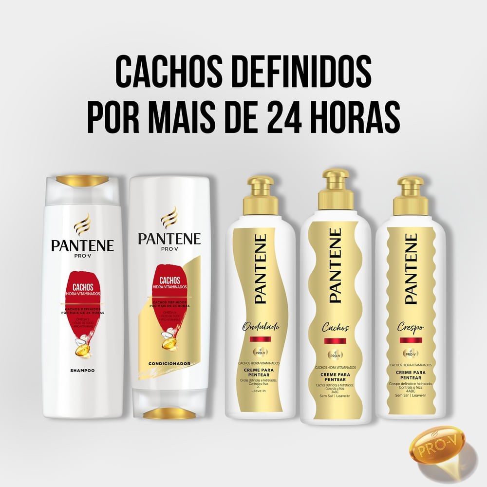 Condicionador Pantene Pro-V Cachos Hidra-Vitaminadoss 400ml — imagem 3 | Drogaria Taveira