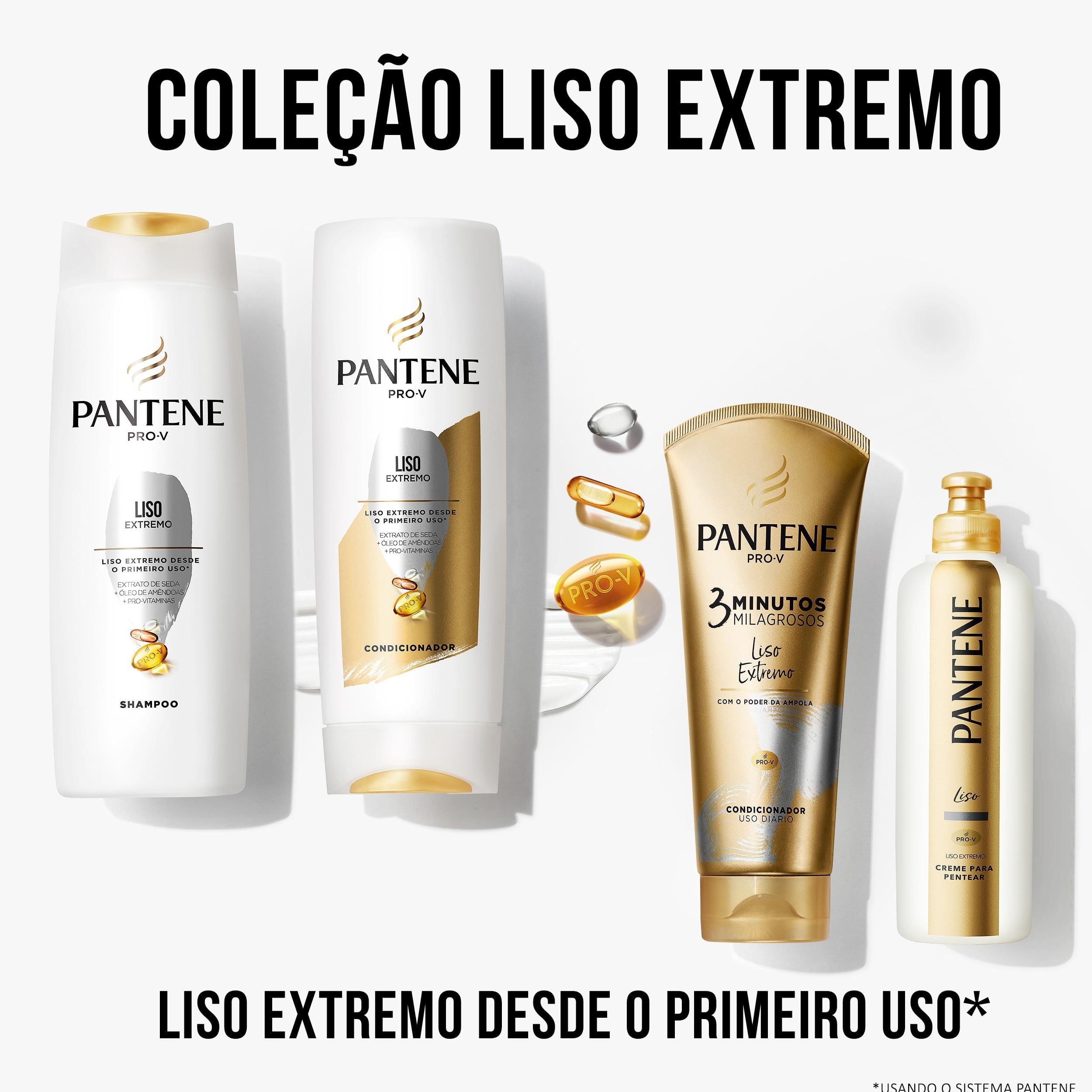 Condicionador Pantene Pro-V Liso Extremo 175ml — imagem 4 | Drogaria Taveira