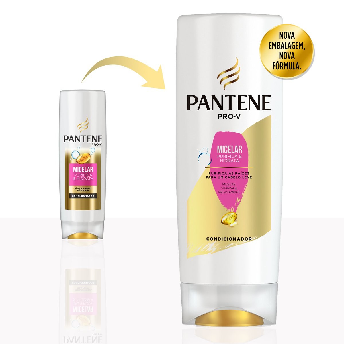 Condicionador Pantene Pro-V Micelar Purifica & Hidrata 400ml — imagem 3 | Drogaria Taveira
