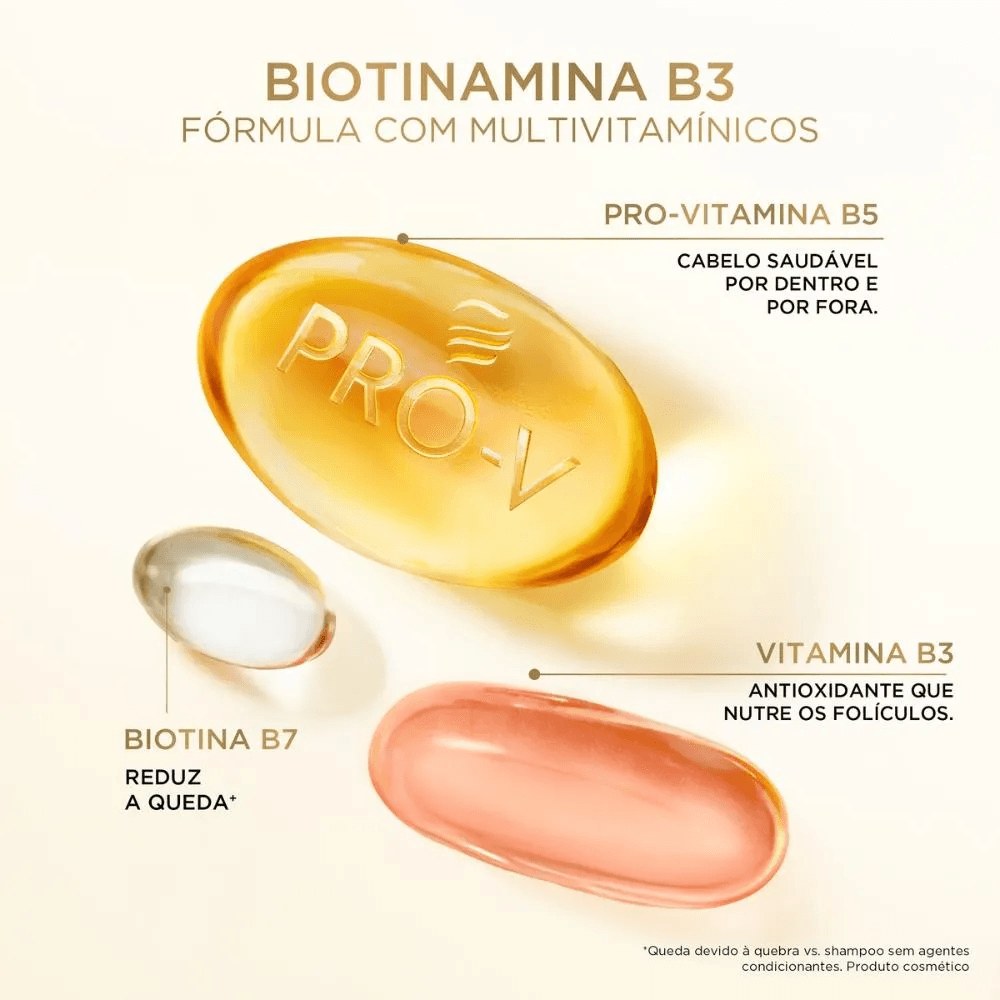 Condicionador Pantene Pro-V Miracles Biotinamina B3 Antiquebra & Nutrição 510ml — imagem 4 | Drogaria Taveira