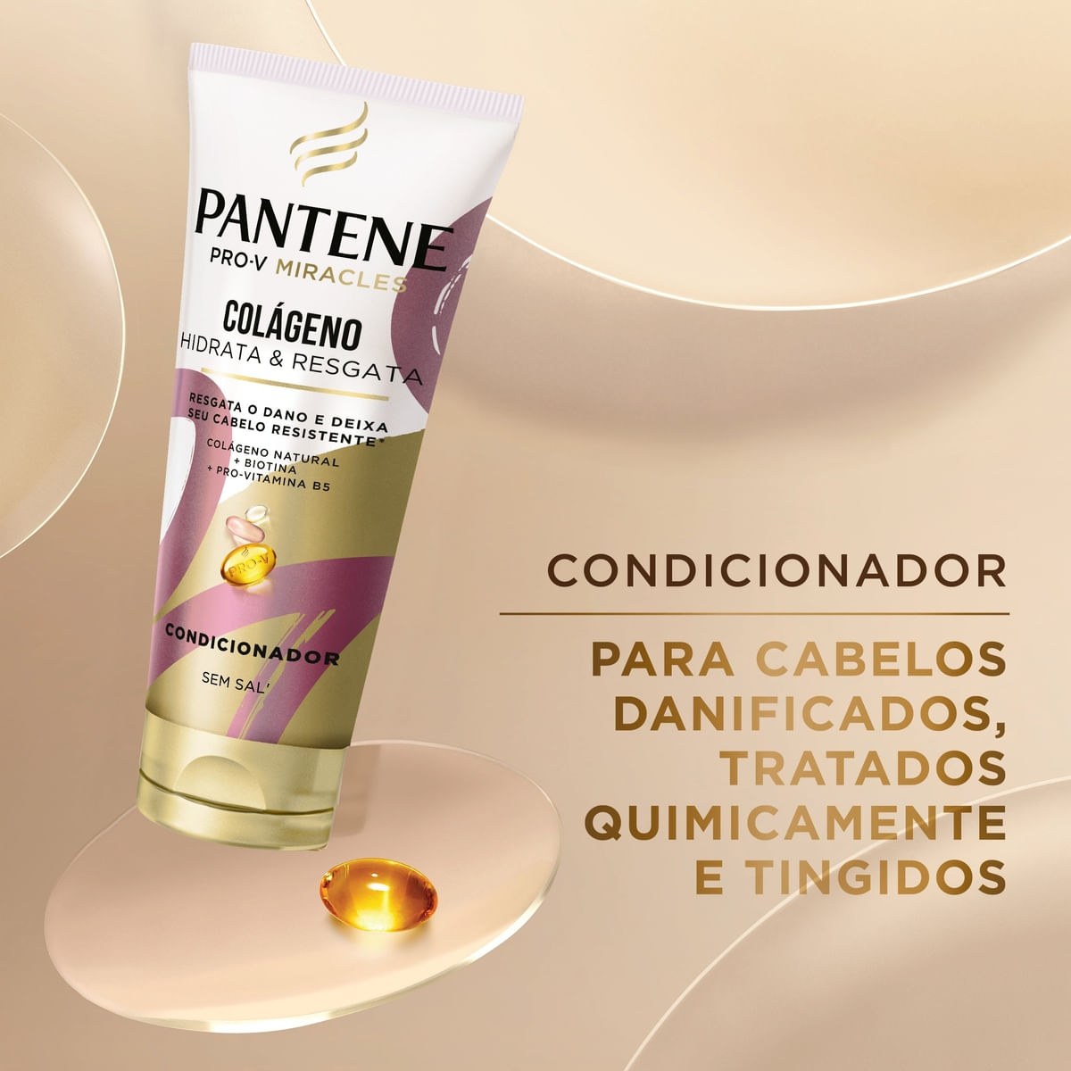 Condicionador Pantene Pro-V Miracles Colágeno Hidrata & Resgata 250ml — imagem 2 | Drogaria Taveira