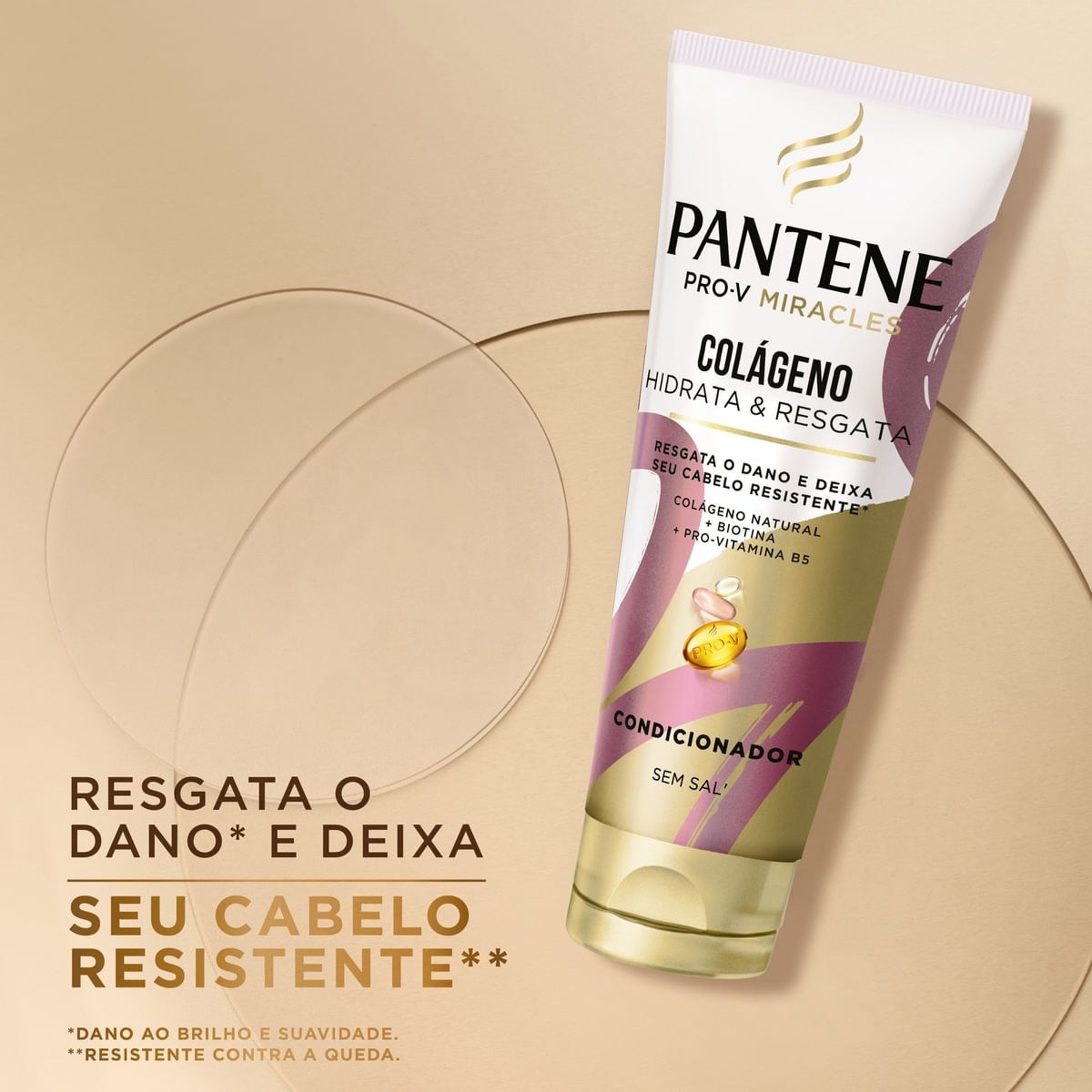 Condicionador Pantene Pro-V Miracles Colágeno Hidrata & Resgata 250ml — imagem 3 | Drogaria Taveira