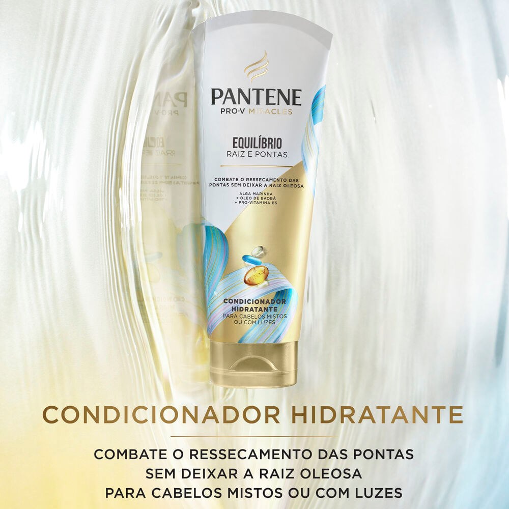 Condicionador Pantene Pro-V Miracles Equilíbrio Raiz & Pontas 150ml — imagem 2 | Drogaria Taveira