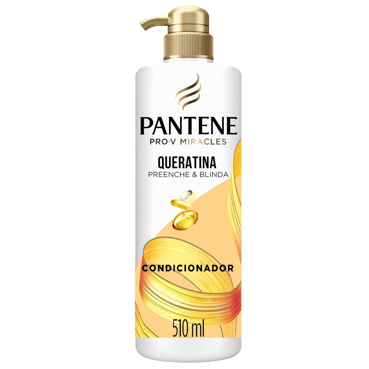 Condicionador Pantene Pro-V Miracles Queratina Preenche & Blinda 510ml — Pantene | Drogaria Taveira