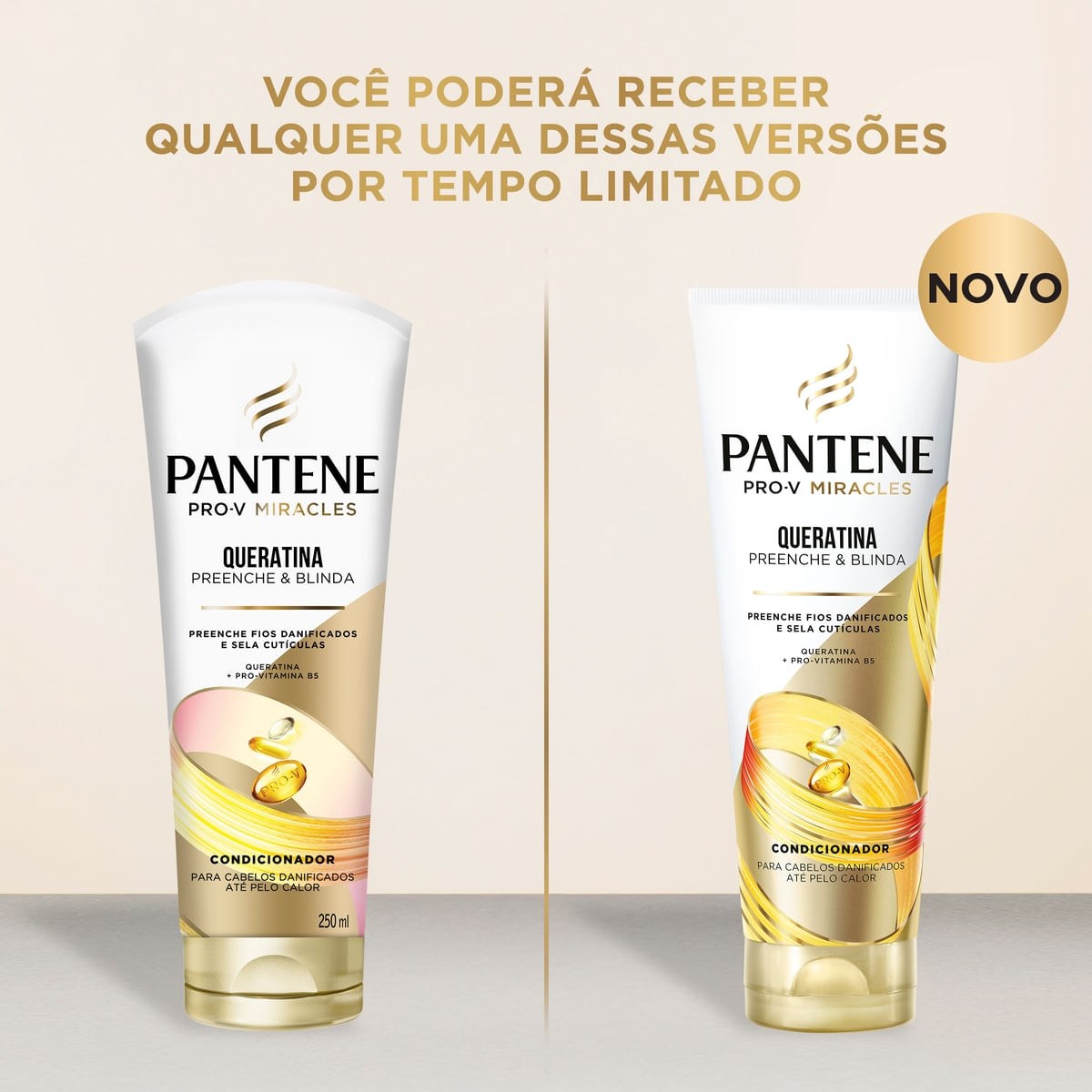 Condicionador Pantene Pro-V Miracles Queratina Preenche & Blinda 250ml — imagem 3 | Drogaria Taveira