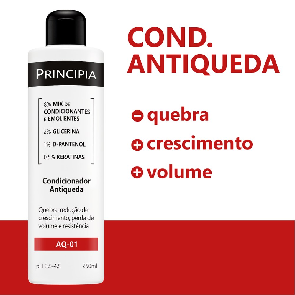 Condicionador Principia AQ-01 Antiqueda 250ml — imagem 3 | Drogaria Taveira