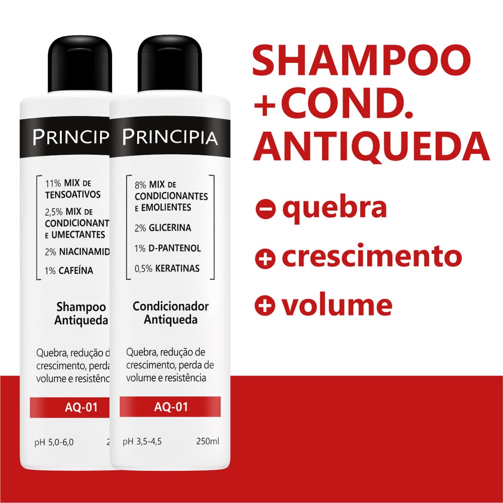 Condicionador Principia AQ-01 Antiqueda 250ml — imagem 4 | Drogaria Taveira