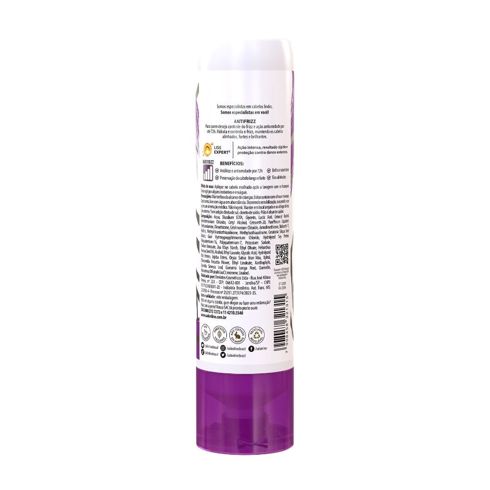 Condicionador Salon Line Meu Liso Antifrizz - 300ml — imagem 2 | Drogaria Taveira