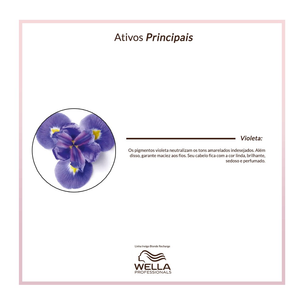 Condicionador Wella Professionals Invigo Cool Blonde Recharge 200 ml — imagem 2 | Drogaria Taveira
