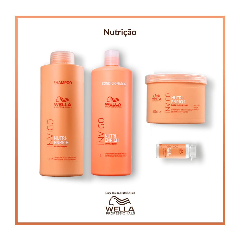 Condicionador Wella Professionals Invigo Nutri Enrich 1000 ml — imagem 4 | Drogaria Taveira