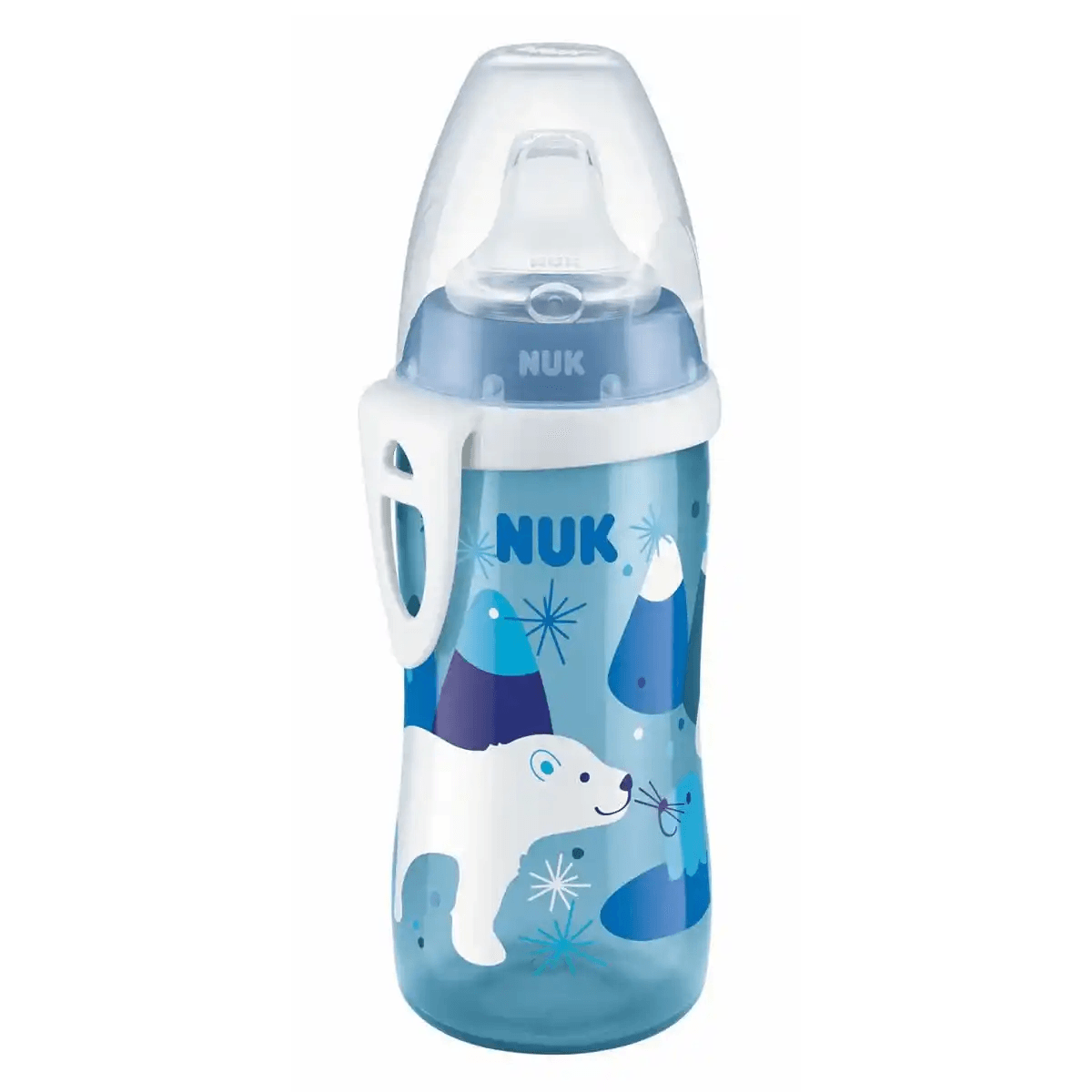 Copo de Transição NUK Active Cup +12 meses Antivazamento Azul 300ml 1 Unidade — imagem 2 | Drogaria Taveira