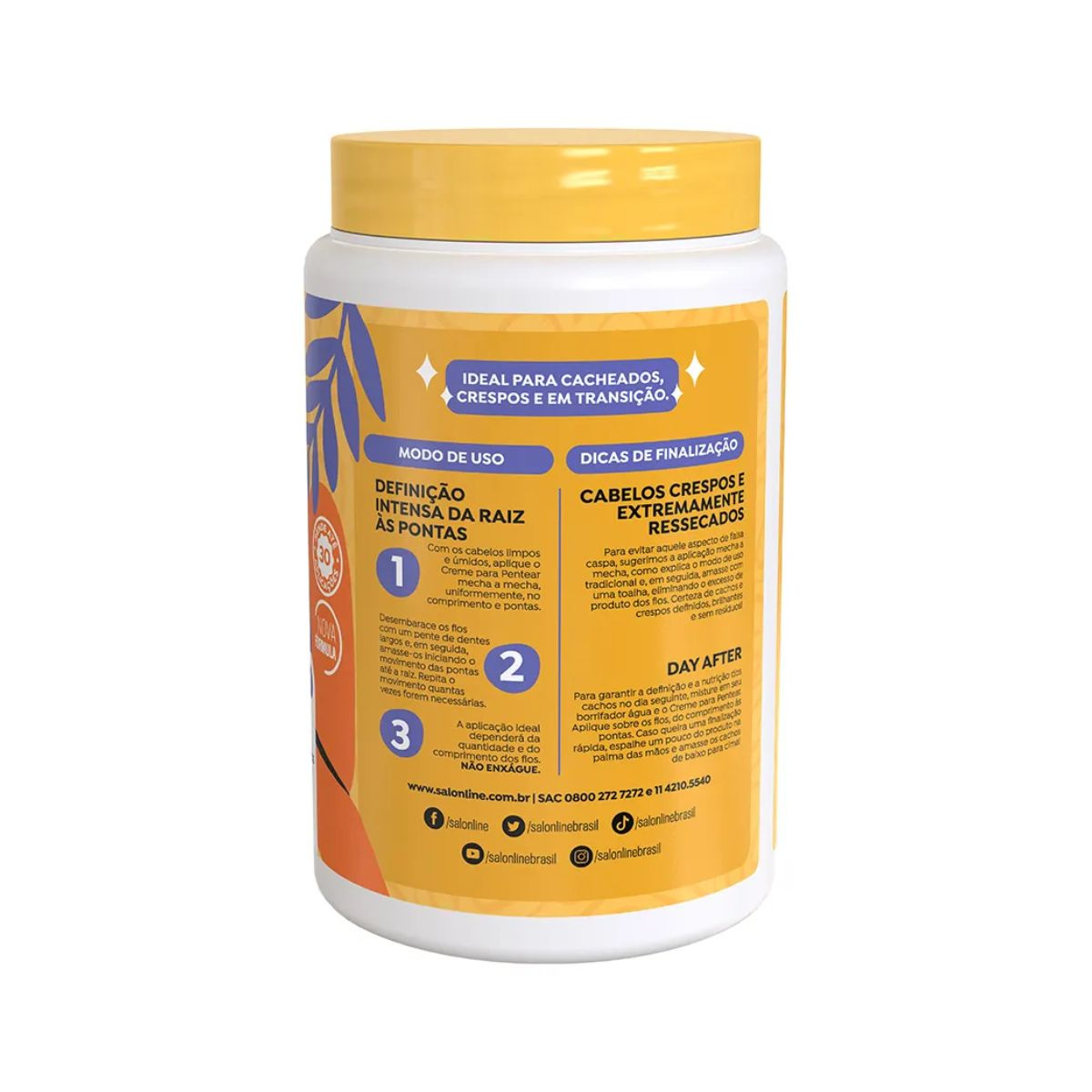 Cr pent Salon Line umidificado 1kg — imagem 4 | Drogaria Taveira
