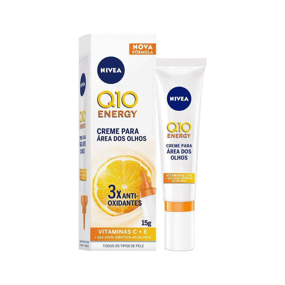 Creme Antirrugas nivea q10 plus C Olhos 15g — imagem 2 | Drogaria Taveira