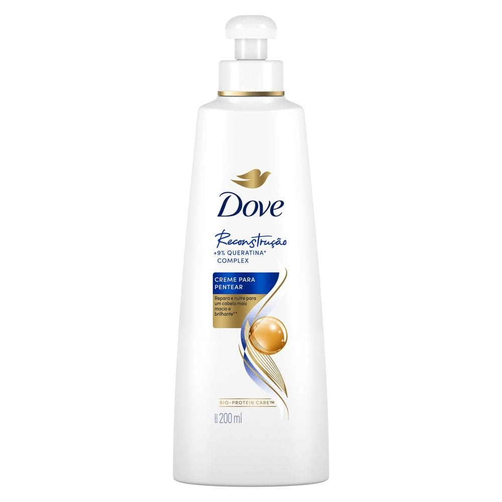 Creme de Pentear Dove Reconstrução + 9% Queratina Complex 200ml — imagem 2 | Drogaria Taveira