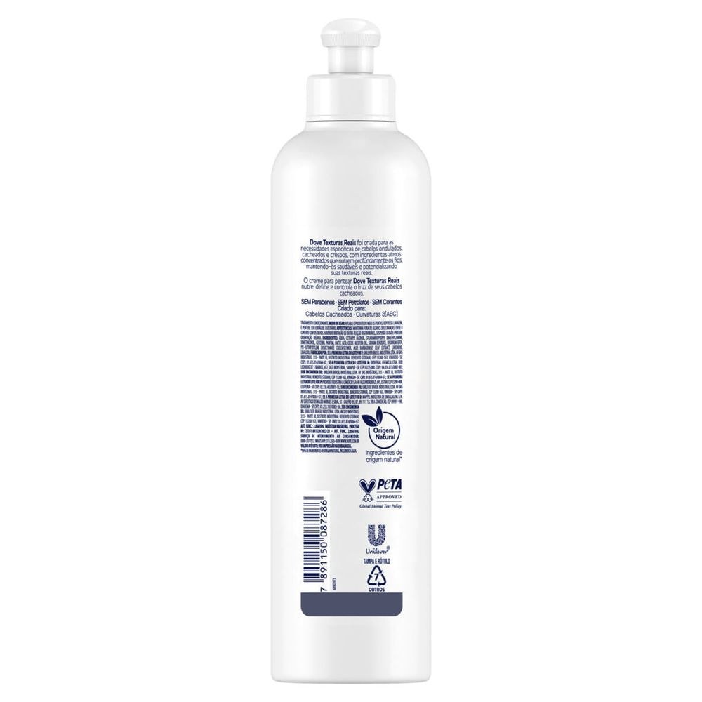 Creme de Pentear Dove Texturas Reais Cacheados 355ml — imagem 2 | Drogaria Taveira