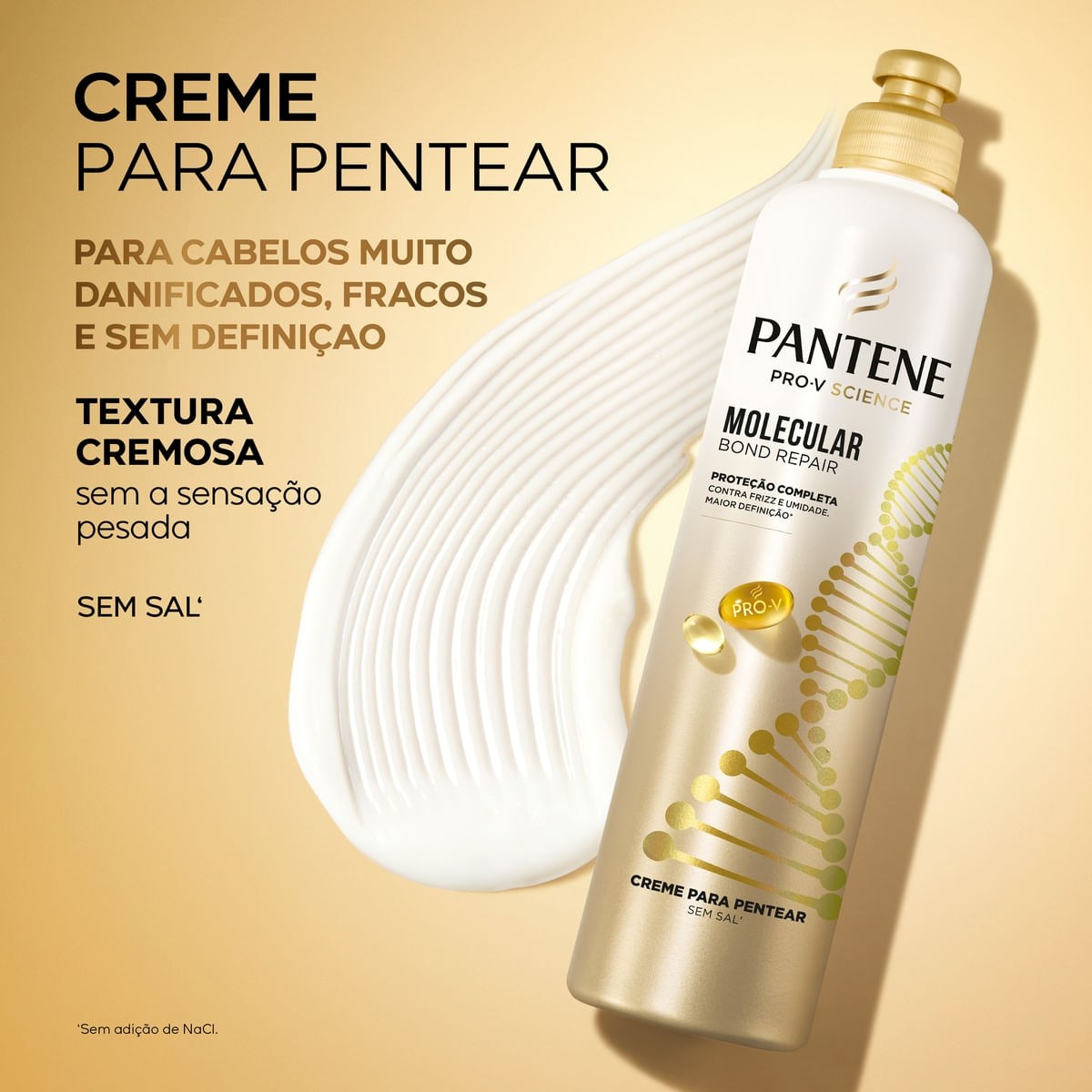 Creme De Pentear Pantene Molecular Bond Repair 240g — imagem 4 | Drogaria Taveira