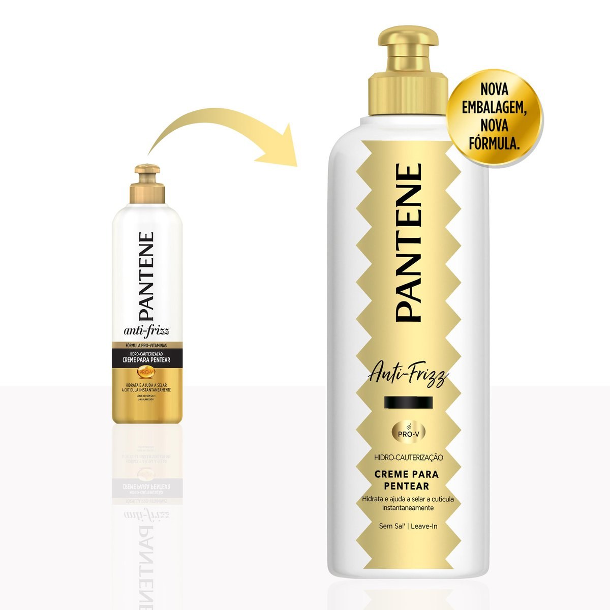 Creme de Pentear Pantene Pro-V Anti-Frizz 240g — imagem 3 | Drogaria Taveira