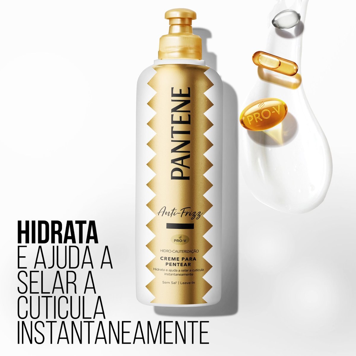 Creme de Pentear Pantene Pro-V Anti-Frizz 240g — imagem 4 | Drogaria Taveira