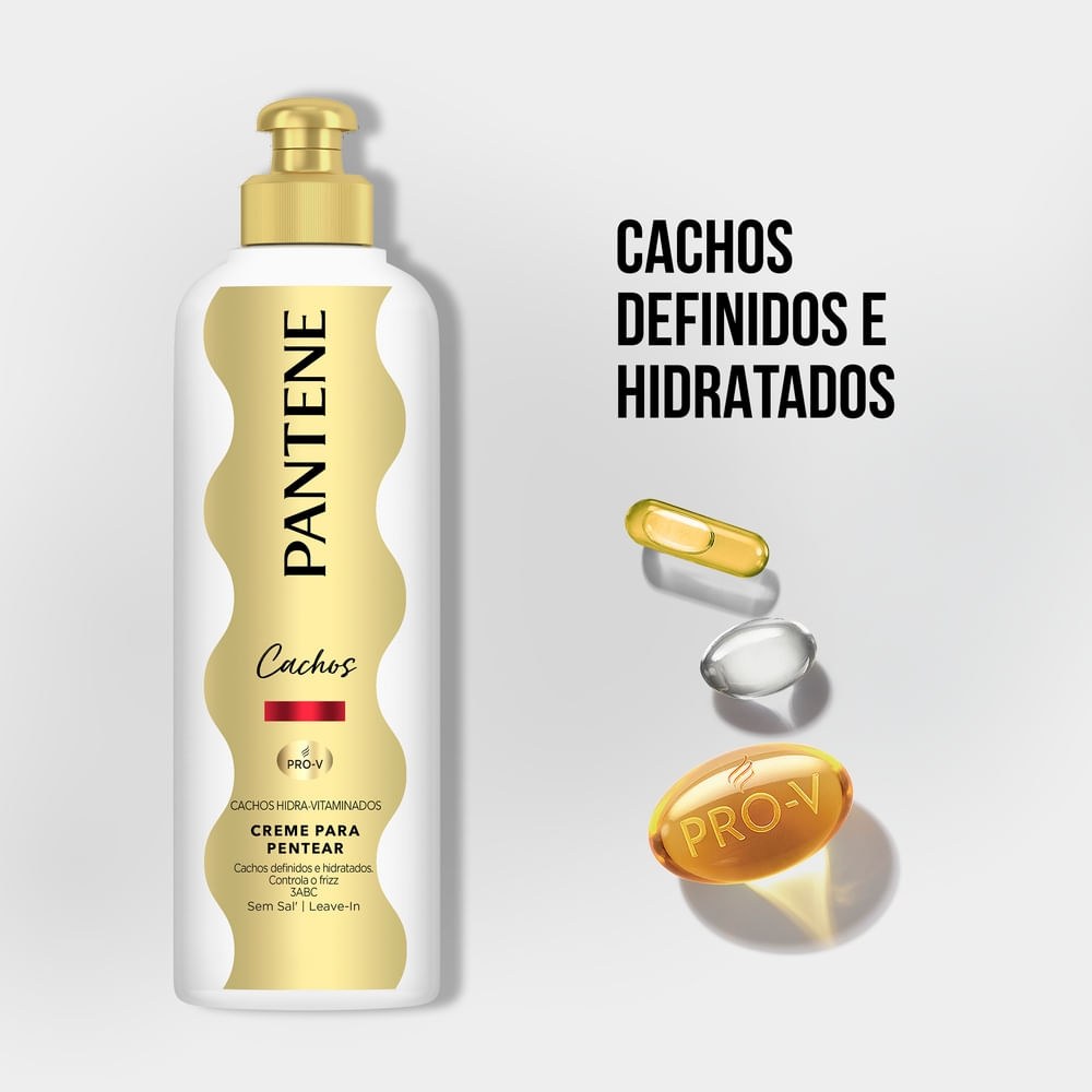 Creme de Pentear Pantene Pro-V Cachos Hidra-Vitaminadoss 240g — imagem 2 | Drogaria Taveira