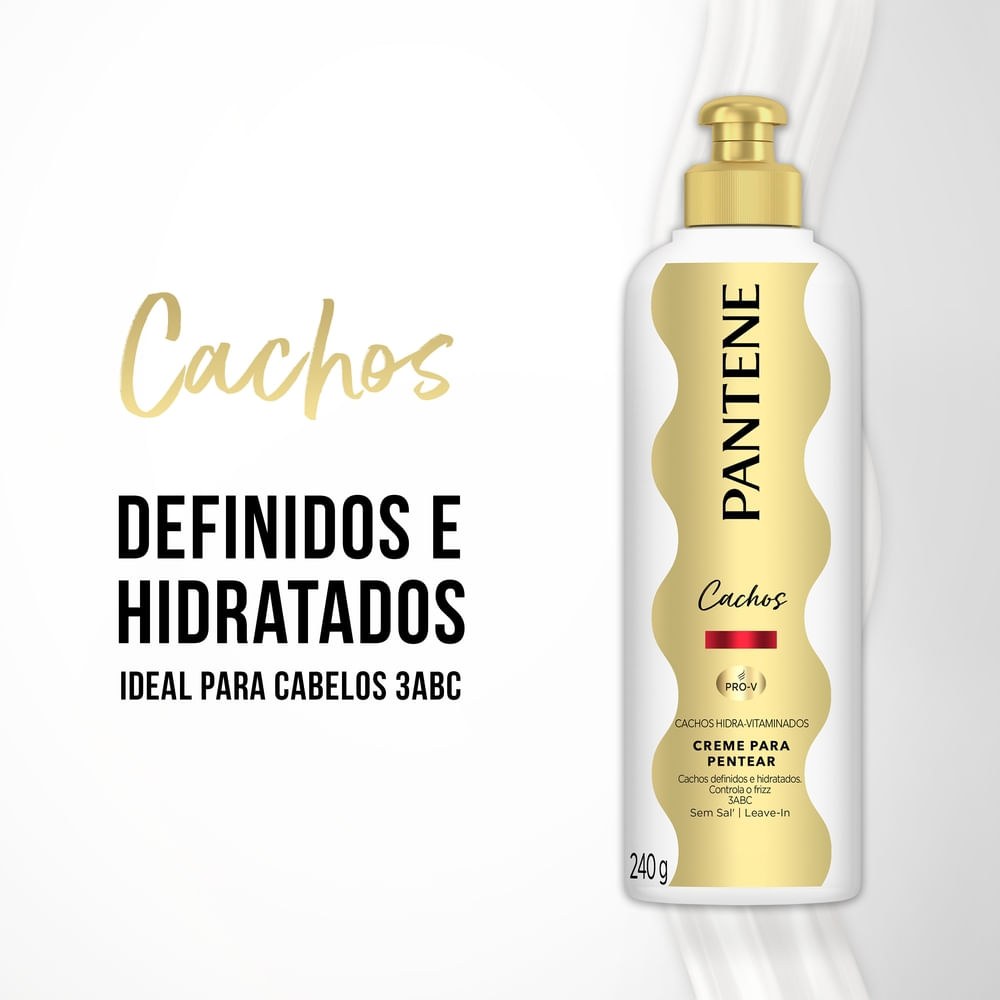 Creme de Pentear Pantene Pro-V Cachos Hidra-Vitaminadoss 240g — imagem 4 | Drogaria Taveira