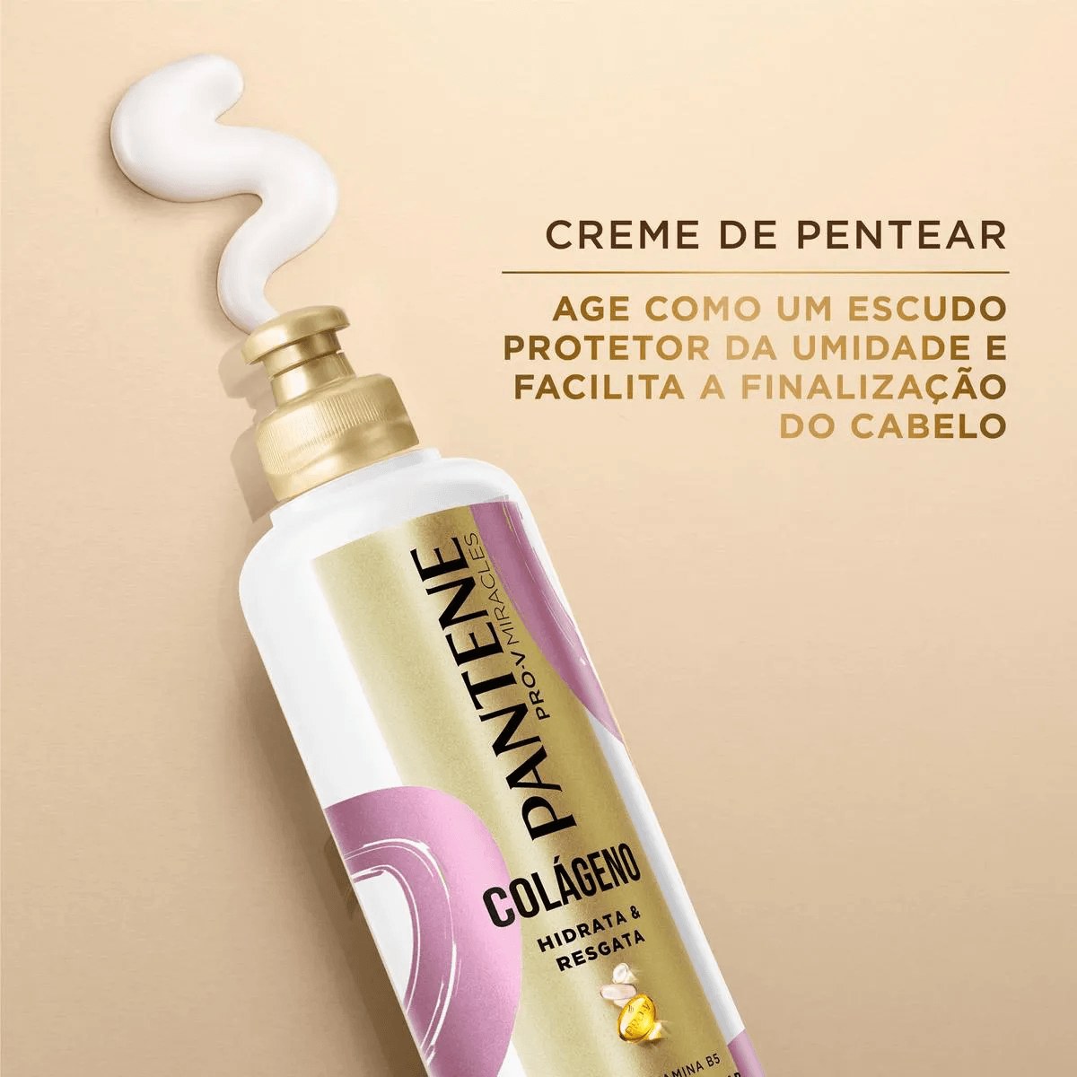 Creme de Pentear Pantene Pro-V Colágeno Hidrata & Resgata 240g — imagem 3 | Drogaria Taveira