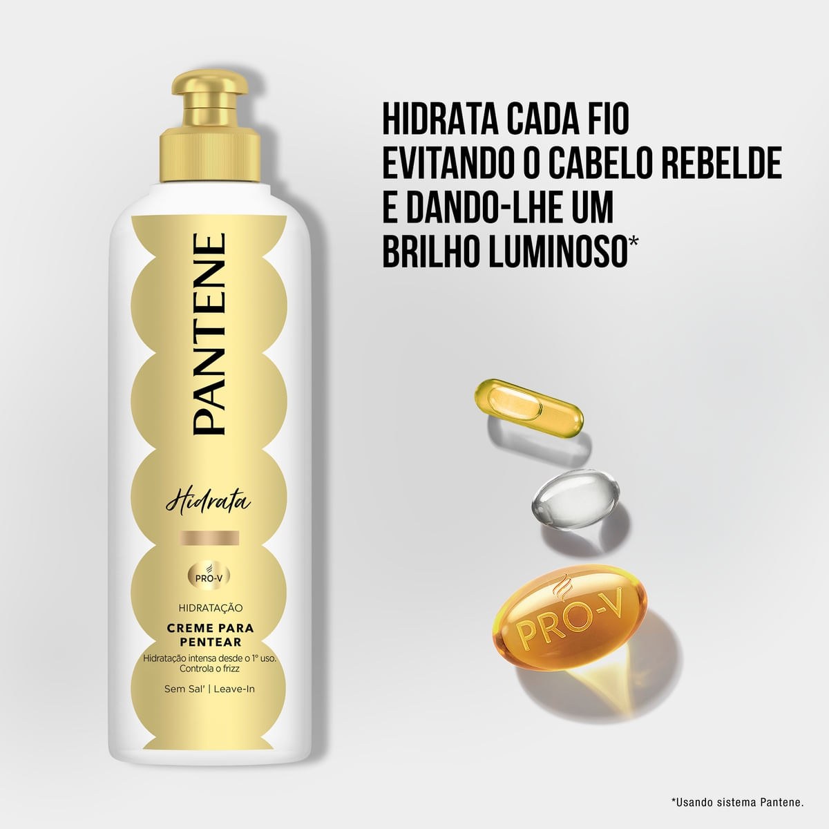 Creme de Pentear Pantene Pro-V Hidrata 240g — imagem 2 | Drogaria Taveira