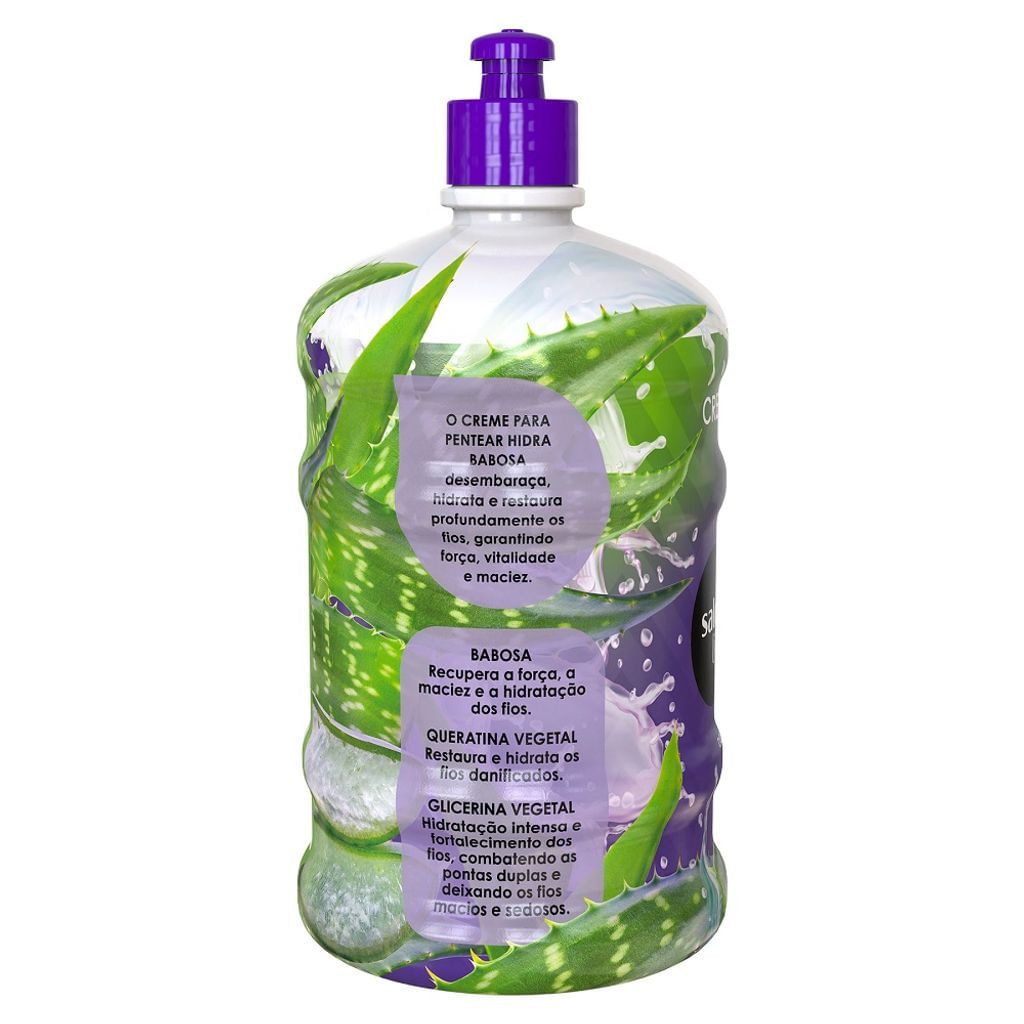 Creme De Pentear Salon Line Hidra Babosa 1L — imagem 2 | Drogaria Taveira