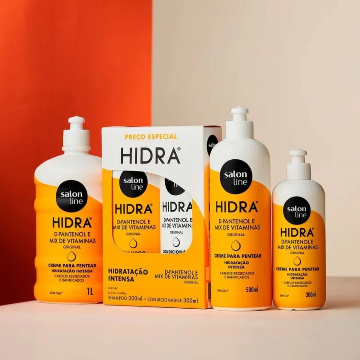 Creme de Pentear Salon Line Hidra Original 300ml — imagem 4 | Drogaria Taveira
